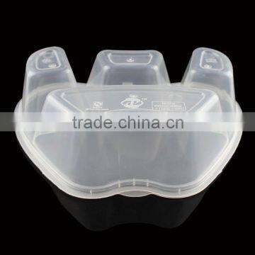 High Quality Plastic Take-away Food Container With Lid 1000ml Apple -shape photo-3