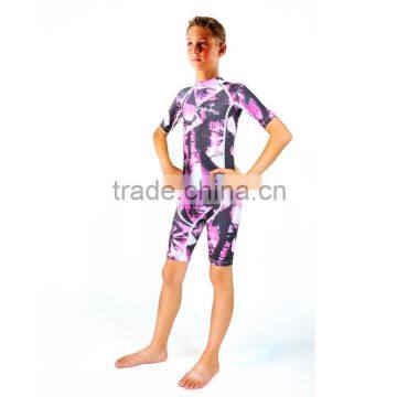 2016 Fashion Lycra Swimming Suit /kids Rash Guard /uv Protection Rash Guard C1607 photo-6