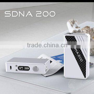 China wholesale 2015 hot selling Shenzhen Smy SDNA 200, 200w temp control SDNA 200, with EVOLV dna 200 box mod