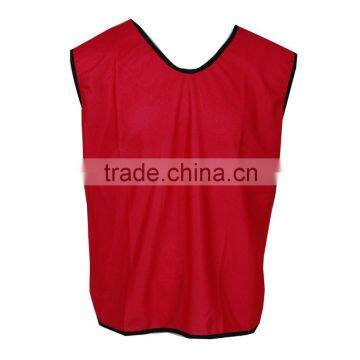 Mesh football-bib-red color