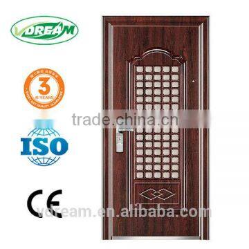 steel safety door design with grill