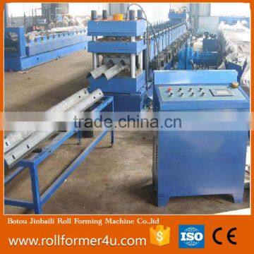 Two waves W Wave highway guardrail roll forming machine Bridge Highway Barrier Guardrail Profiles Roll Forming Machine