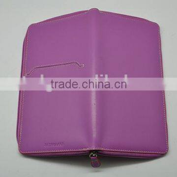 pu Leather Atm Card Holder With Zipper