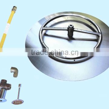 gas firepit pan /system/square/round /rectangle/custom fire burner/ring burner/fireplace