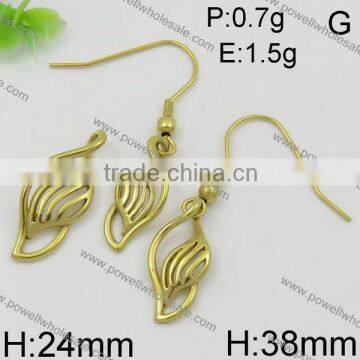 Fashion Hot Sepcial Style Wholesale Dubai 24k Gold Jewelry Set