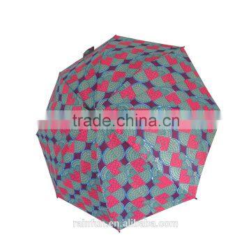 Long Outdoor Full Printing Wooden Handle Umbrella photo-2