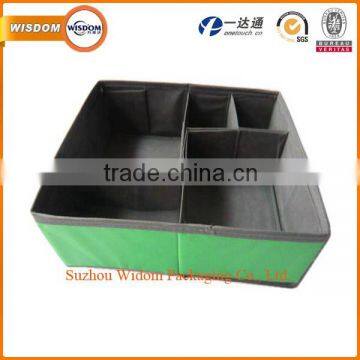 Eco-friendly Kids Foldable Non Woven Fabric Storage Boxes With Some Components