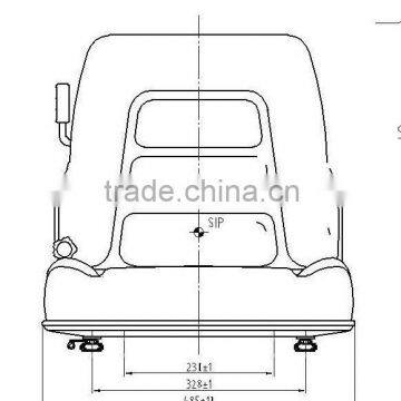 Heli Forklift Spare Parts Semi Suspension Used Forklift Seat for Sale photo-5