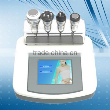 Portable Professional best result with 4 treatment handles rf&cavivtation equipment faradic slimming machine