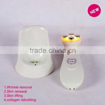 New 9902 Ionic Facial Care Device for Skin Tightening Vibrating Facial Massager With CE,ROHS Approvel photo-4