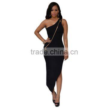 Bonvatt Women Backless High Stretch Fitness Mini Dress Long Zipper Back Tight Dresses for Wholesale photo-5