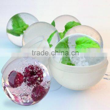 2016 Hot Selling Food Grade Eco-friendly Non-stick Circular Silicon Rubber Icecube Tray photo-2