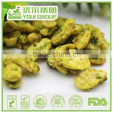Bulk Packing Fried Broad Bean Snacks Seaweed Flavor Broad Bean Chips