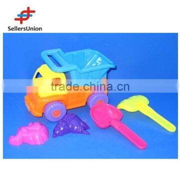 summer plastic sand play set beach toys 5pcs pass EN71 26X11X15cm