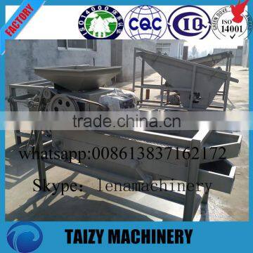 hot selling high efficiency single stage almond sheller/hazelnut cracking