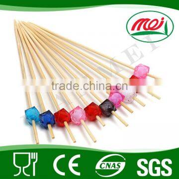 coloured bbq food bamboo stick for food