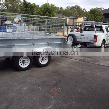 Heavy duty Hot Dipped Galvanized Tandem cage Trailer