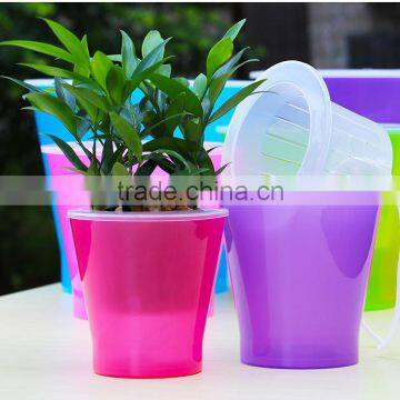 Self Watering Planter Flower Pot Water Level Indicator Home Office Pot photo-5