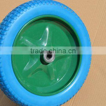 wheelbarrow pu foam wheel 16 inch 4.00-8