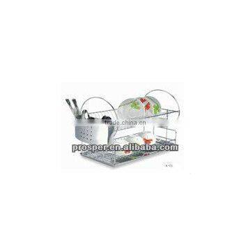 kitchen multi-storey metal dish rack