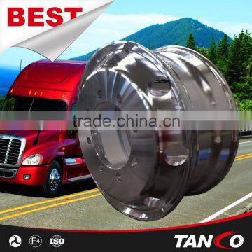 Pot Bearing Designs Alloy Wheel Rims for Trucks Hot Sizes 22.5X8.5 19.5X6.75