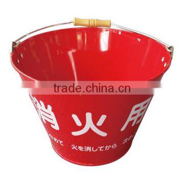 Standard Stainless Steel Printed Water Bucket photo-2