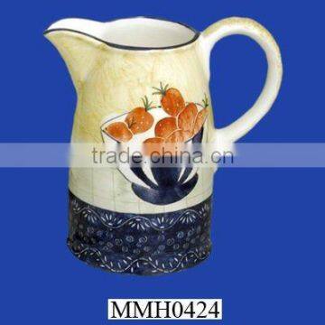 newly ceramic juice pitcher