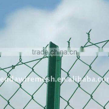 hot dipped galvanized chain link fence