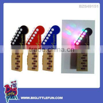 Mini air guitar toy with flash light