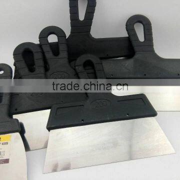 Different Size Stainless Steel Plastic Spatula Paint Tools Knife Set Scraper Wall Plastering Tools Manure Scraper With Free Sam photo-2