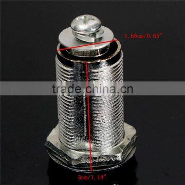 Silver Tone 30mm Stainless Steel Gift CAM Lock With 2 Keys for Cabinet Mailbo Drawer Cupboard Locker YG photo-4