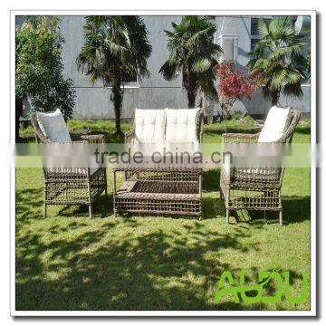 Audu outdoor rattan curved sofas