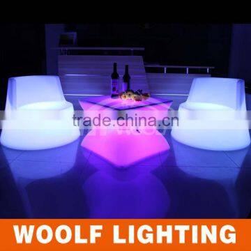 Restaurant Rechargeable LED Light Coffee Illuminated Seat photo-6