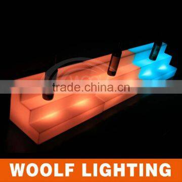 Led Lighted Plastic Modern Wine Display Racks photo-4