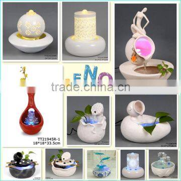 Rotating Crystal Glass Ball Water Fountain for Indoor Decoration photo-5