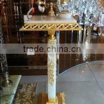 Luxury Gilt Sunflower Shape Wall Hanging Clock, 24K Gold Plated Brass Wall Clock, Home Decoration Wall Art photo-6