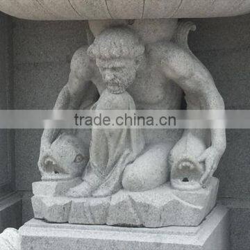 Russian Style Granite Wall Fountain With Figure Statue photo-3