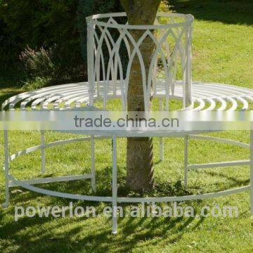 Circular Steel Garden Furniture Antique Tree Bench Seat