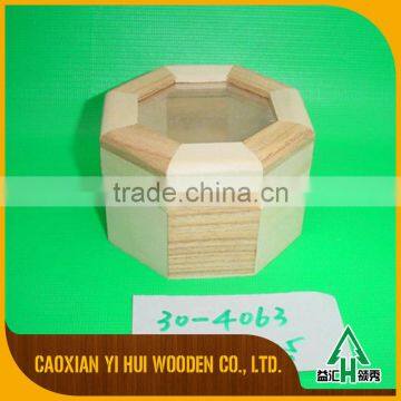 Light Weight Solid Wood Box With Black Painting and Slide Lid photo-3