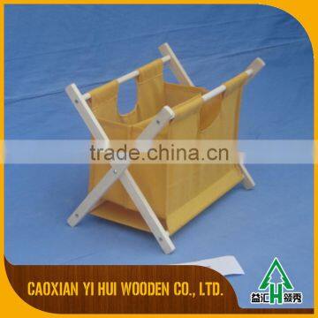 New Design Wooden Newspaper Magazine Rack Standing