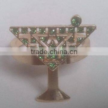 Jewelled Goblet Napkin Ring for Dining Table Decoration photo-3