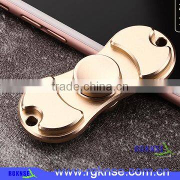 Matte Metal Brass Relieve Stress Fidget Spinner Toys EDC With 608 Metal Bearing Hand Spinner photo-5