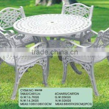 HuangYan leisure plastic outdoor funiture with table and chair