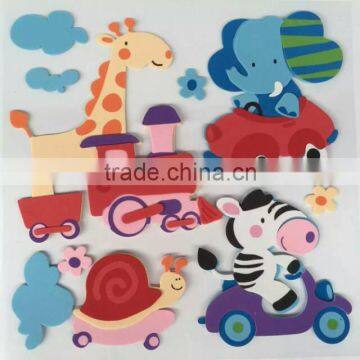 15082838 animal shaped sticker,hot selling eva foam animal shaped sticker,custom design sticker