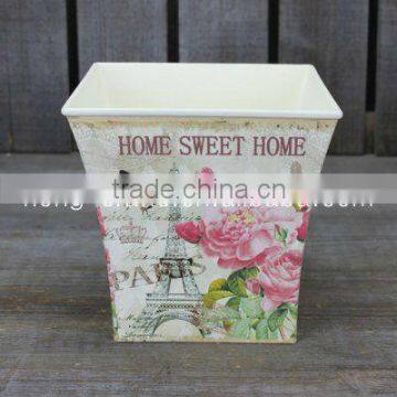 Cheap square plastic flower pot plastic pot