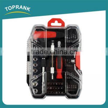 61pcs Small Hand Tool T Handle Ratchet Screwdriver Set photo-2