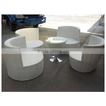 white rattan coffee sofa