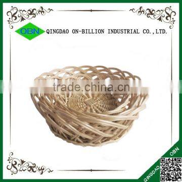 Sets Decorative Disposable Wicker Round Basket Tray photo-2