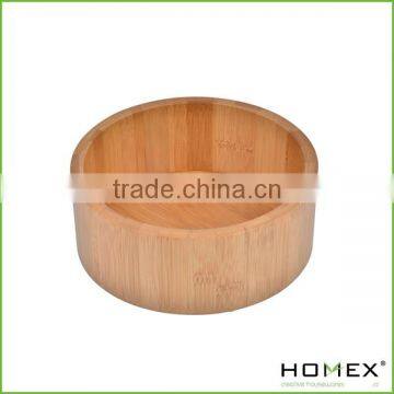 Small Bamboo Salad Serving Bowl/Bamboo Fruit Bowl /Mixing Bowl/Homex