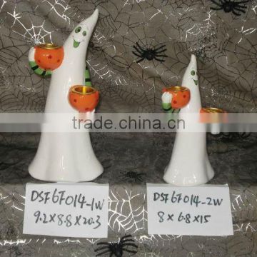 decorative ceramic halloween candle holder